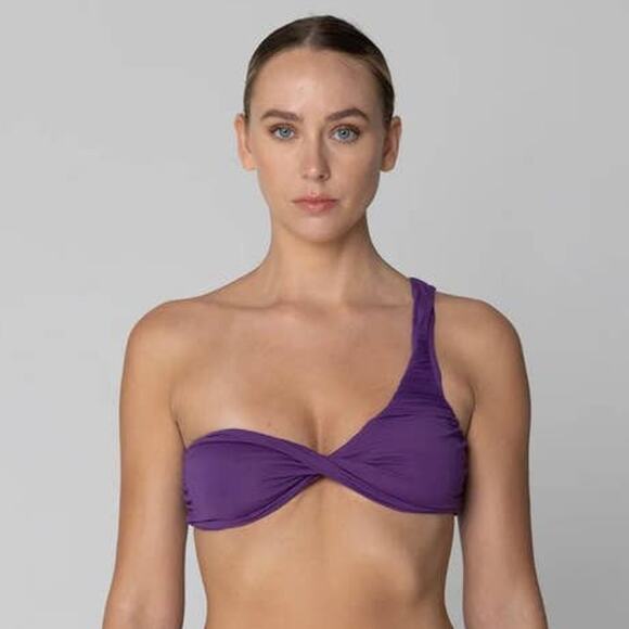 Selina Rae Swim Bikini Top The Aubrey Top in Grape Sz Large - Picture 7 of 11